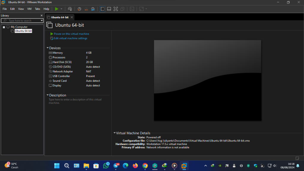 Vmware workstation 17 Pro
